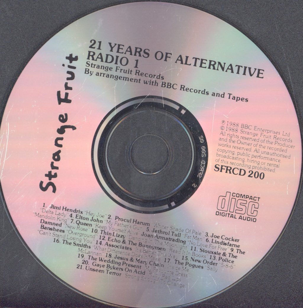 Various Artists - 21 Years Of Alternative Radio 1 - Cd