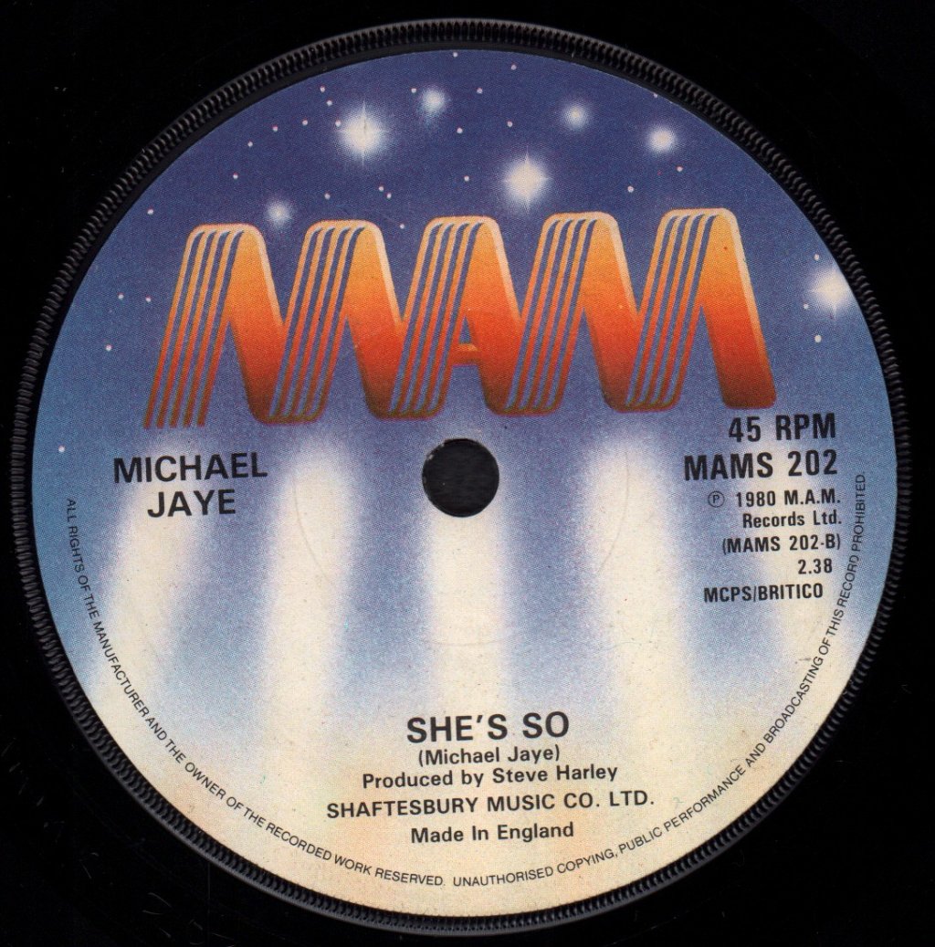 Michael Jaye - Madder - 7 Inch