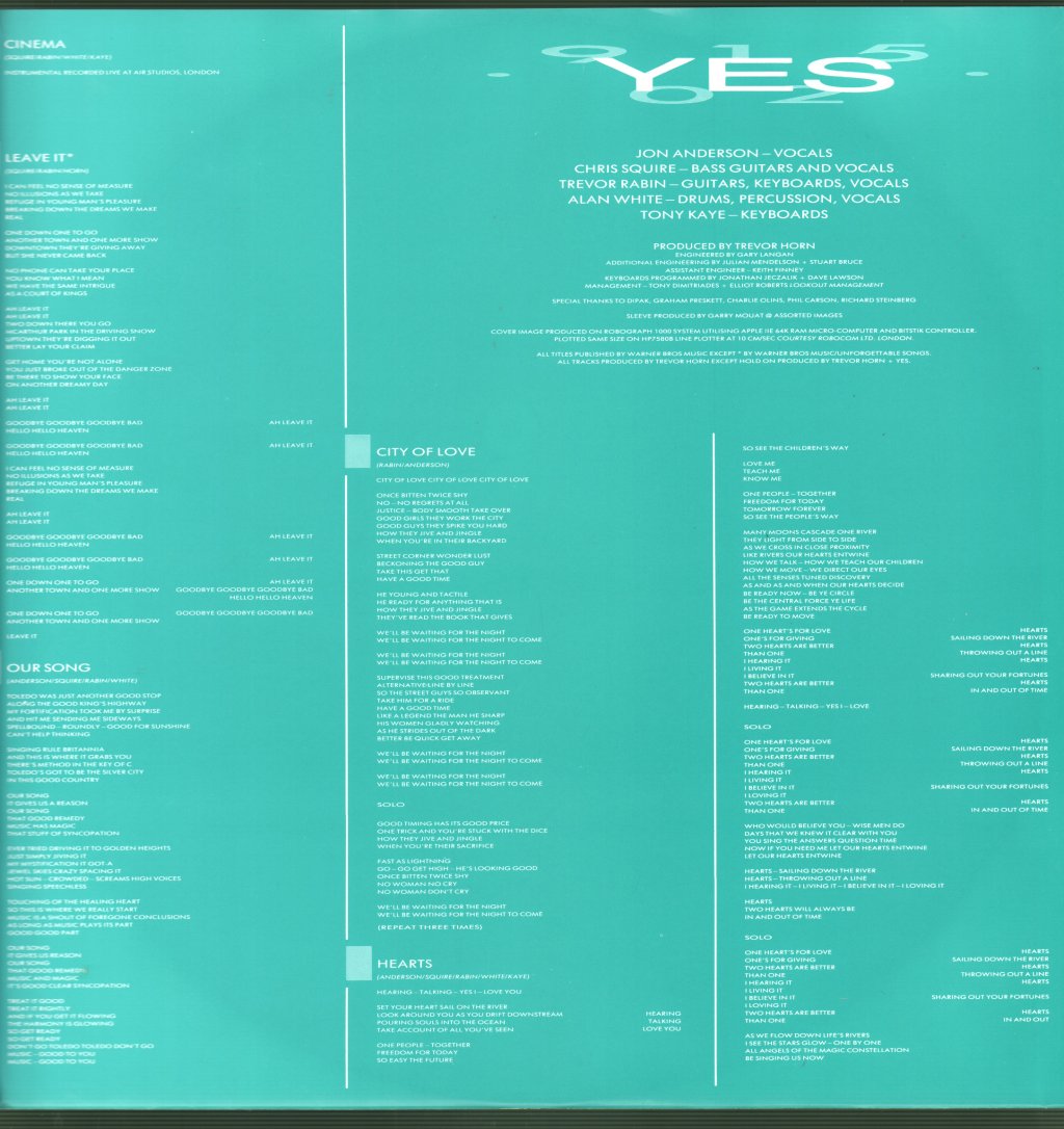 Yes - 90125 - Lp