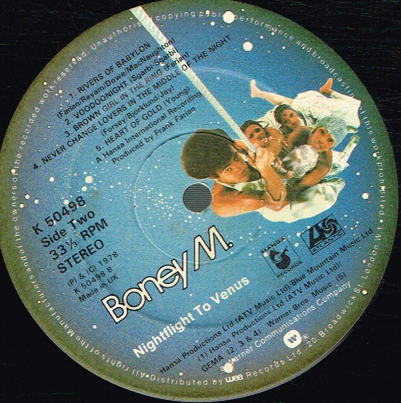 Boney M - Nightflight To Venus - Lp