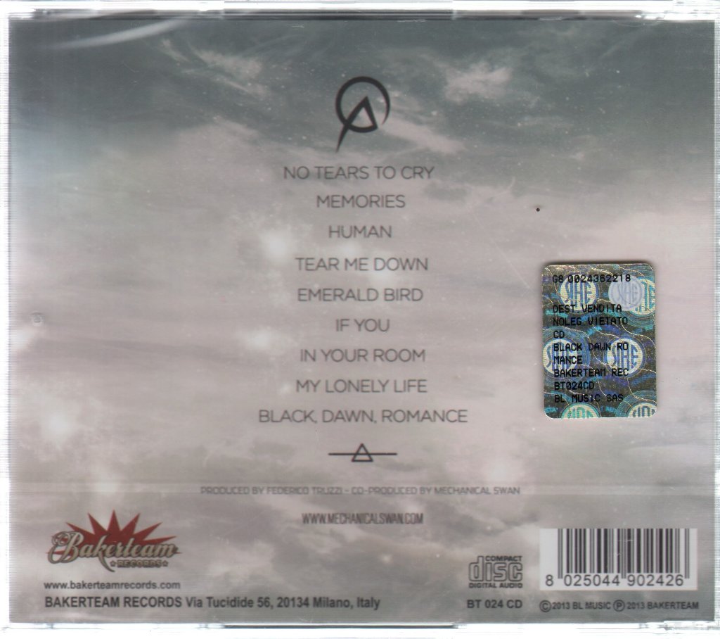 Mechanical Swan - Black, Dawn, Romance - Cd