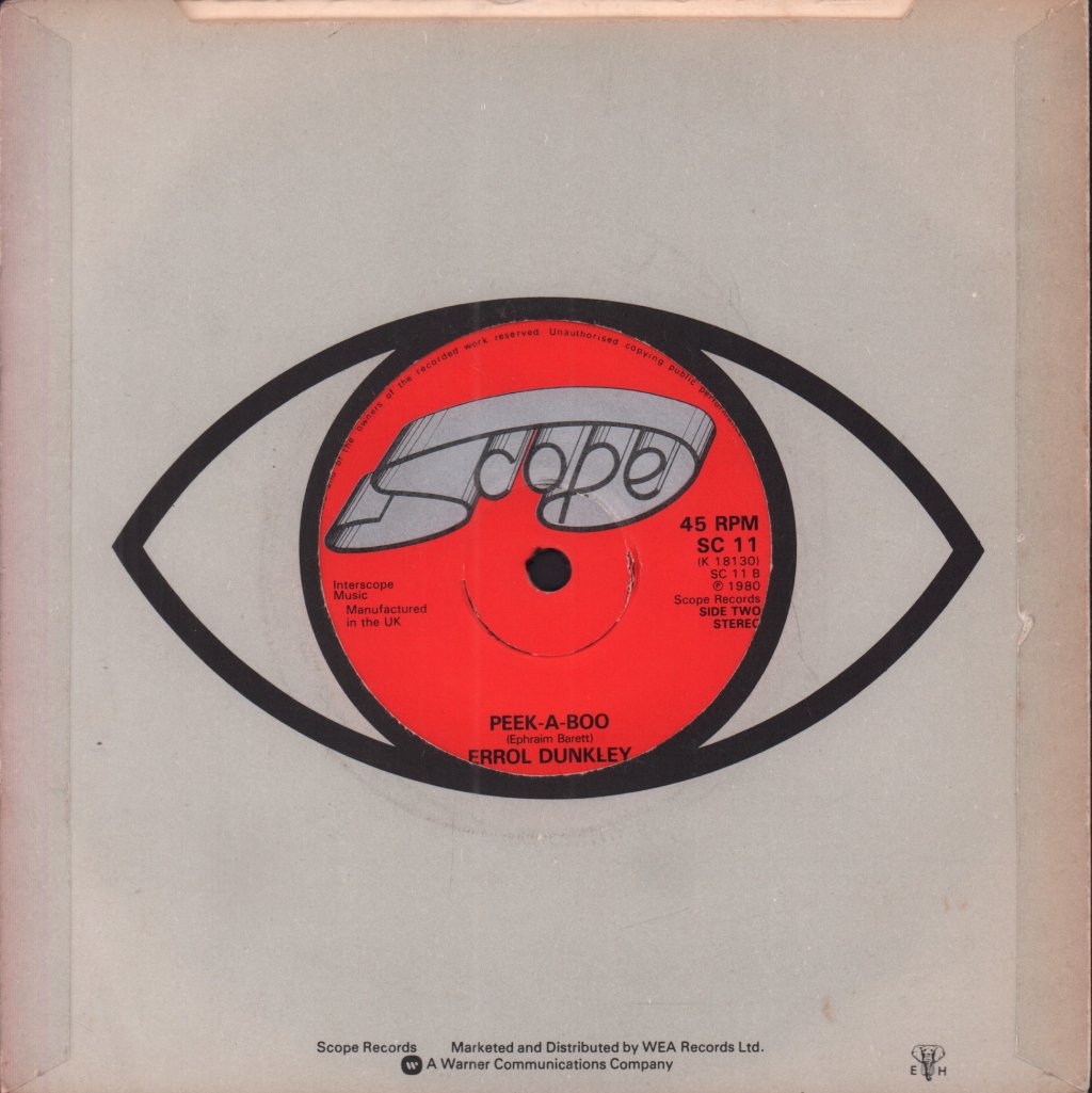 Errol Dunkley - Sit Down And Cry - 7 Inch