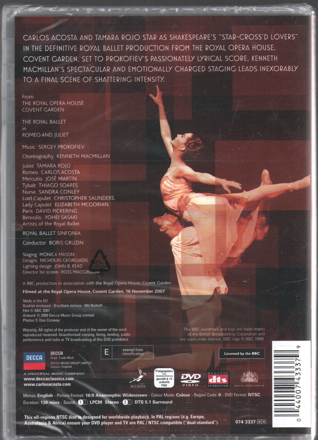Royal Ballet - Romeo & Juliet - Dvd