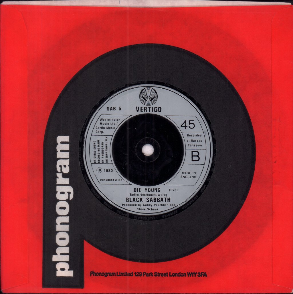 Black Sabbath - Mob Rules - 7 Inch