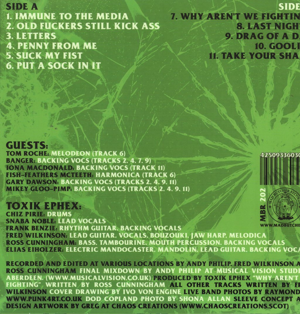 Toxik Ephex - Immune To The Media - Lp