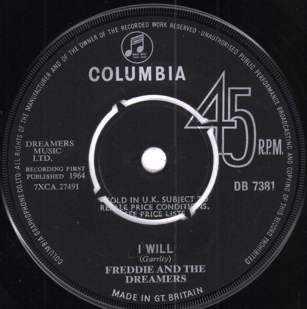 Freddie And The Dreamers - I Understand - 7 Inch