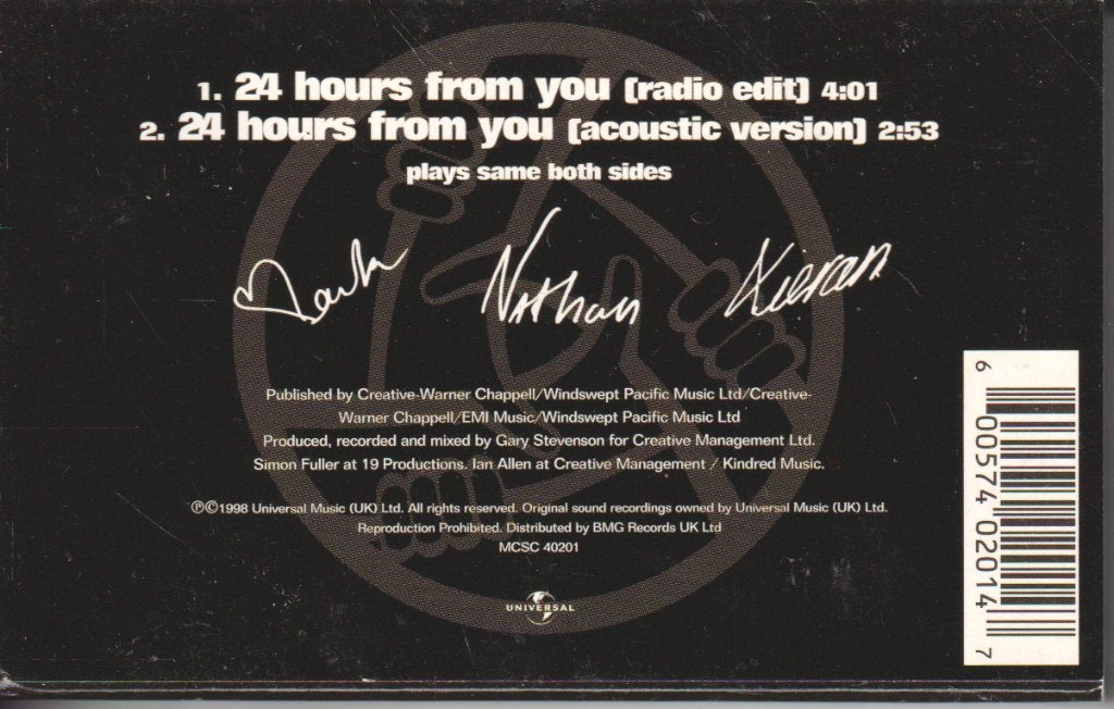 Next Of Kin - 24 Hours From You - Cassette