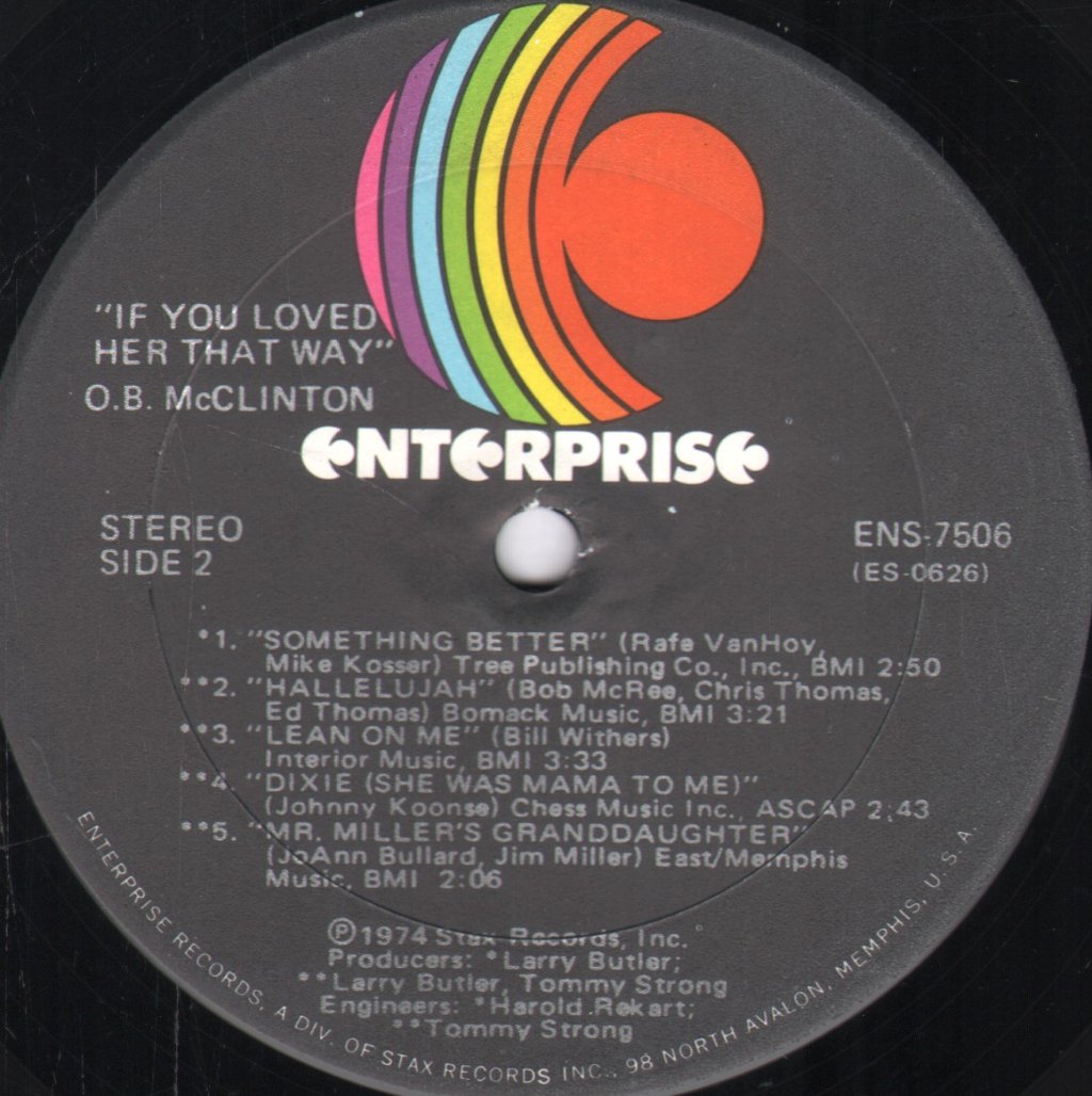 O.B. McClinton - If You Loved Her That Way - Lp