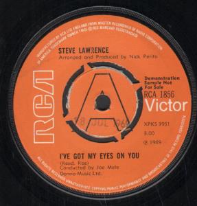 Steve Lawrence - I've Got My Eyes On You - 7 Inch