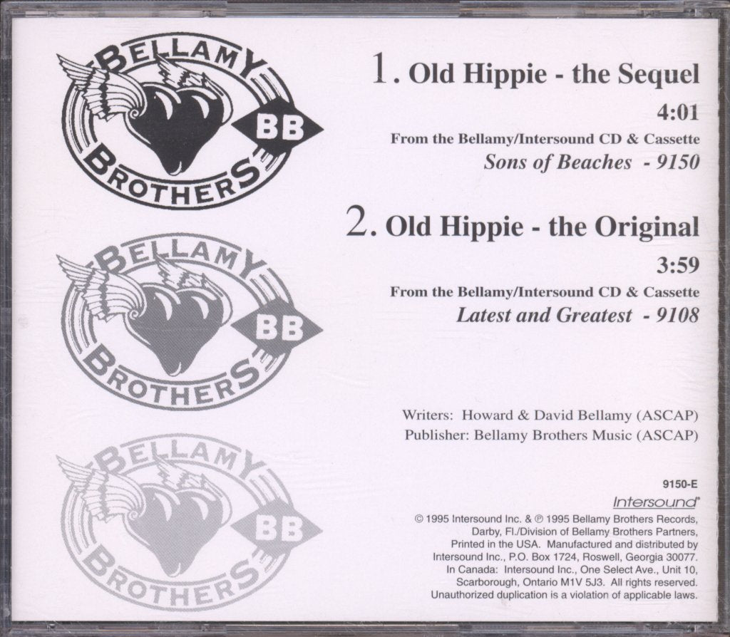 Bellamy Brothers - Old Hippie "The Sequel And The Original" - Cd