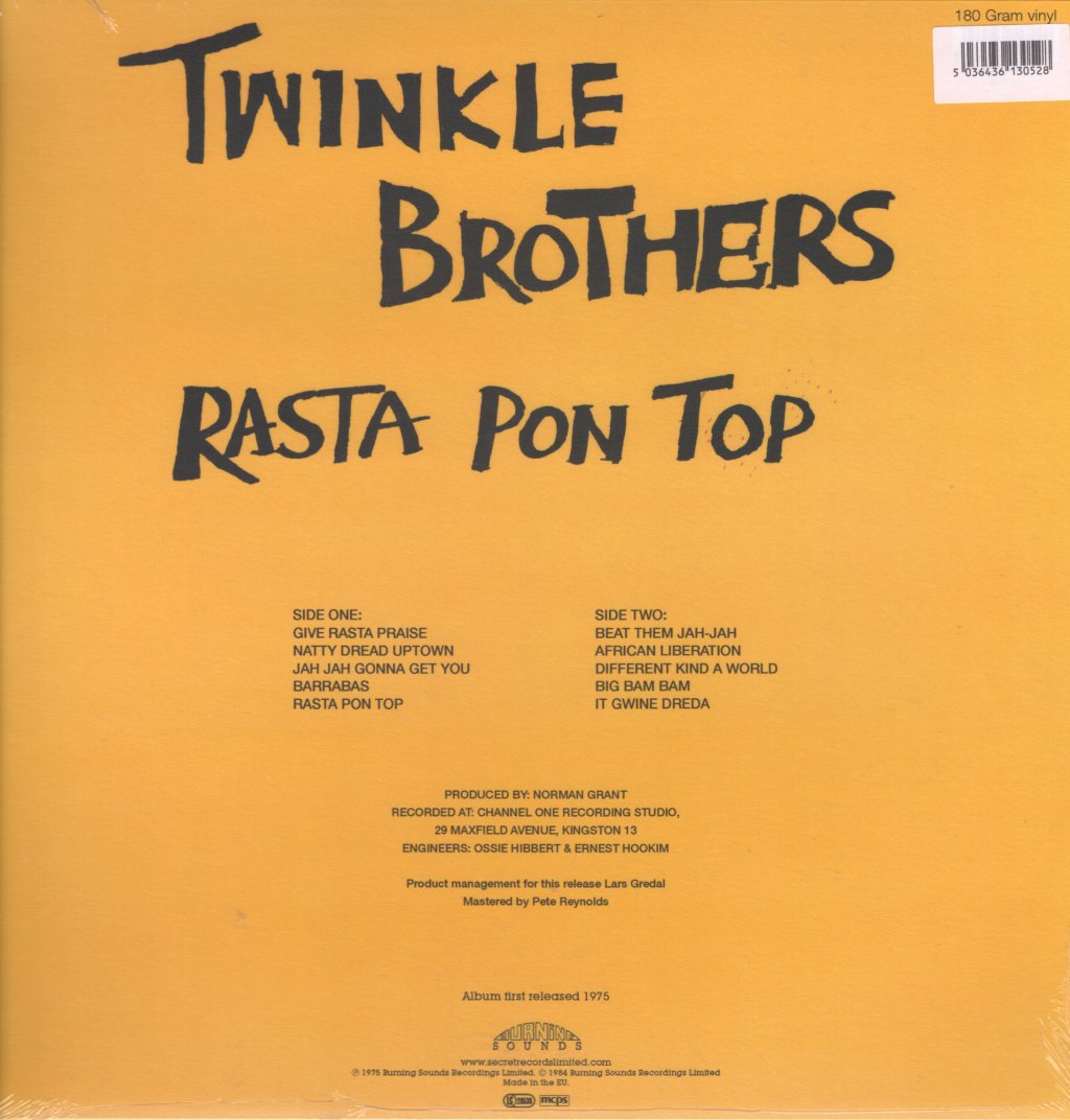 Twinkle Brothers - Rasta Pon Top - Lp