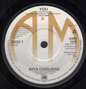 Rita Coolidge - You - 7 Inch