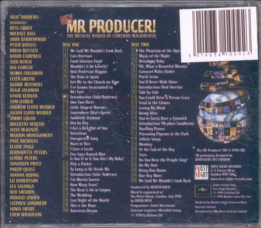 Cameron Mackintosh - Hey, Mr Producer! The Musical World Of Cameron Mackintosh - Double Cd