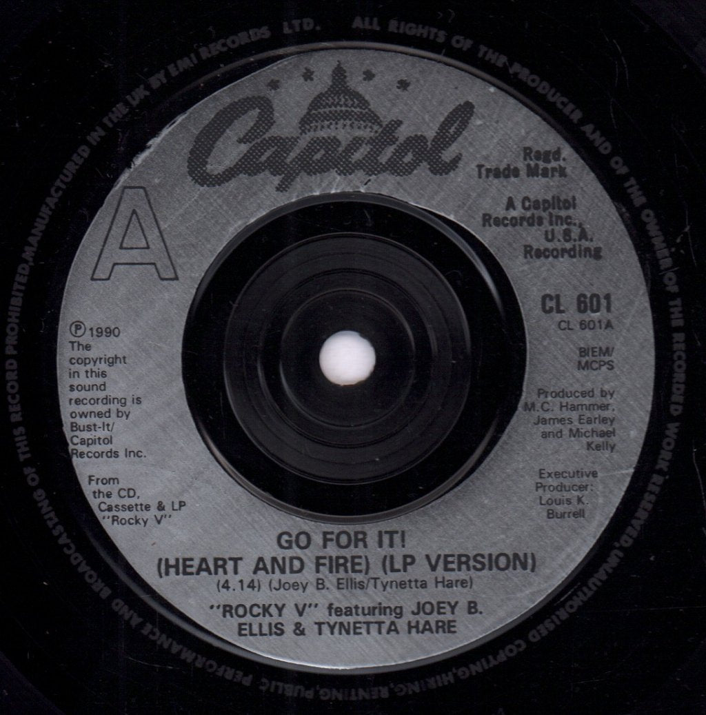 Rocky V Feat. Joey B Ellis And Tynetta Hare - Go For It - 7 Inch