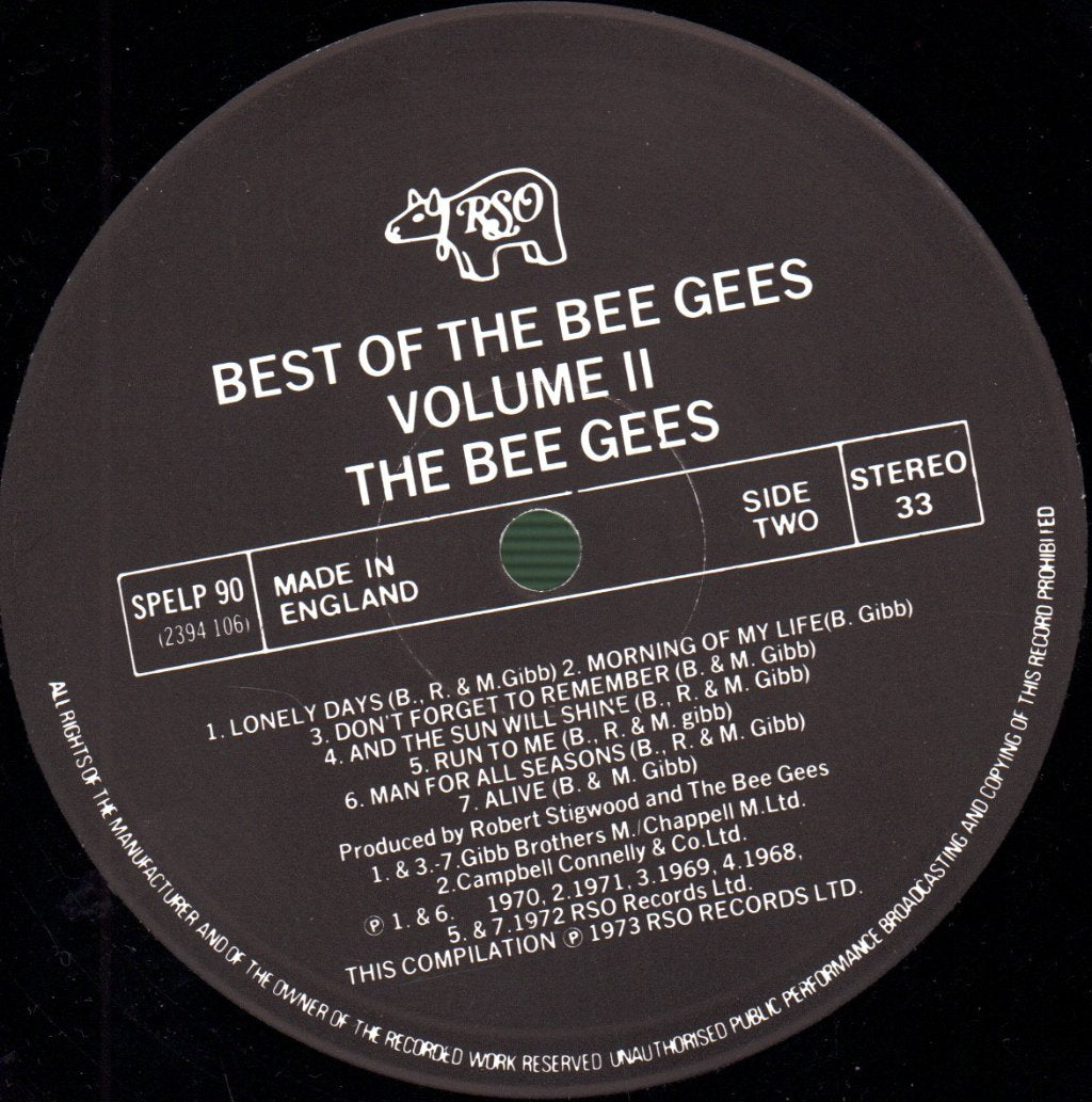Bee Gees - Best Of Bee Gees Vol. 2 - Lp