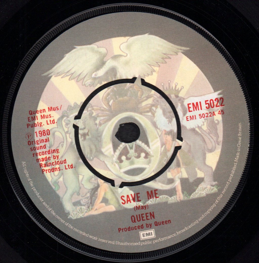 Queen - Save Me - 7 Inch