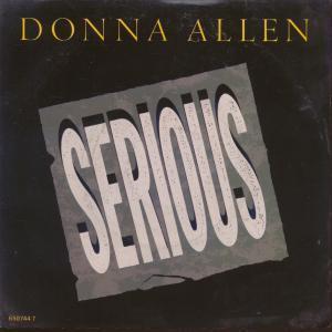 Donna Allen - Serious - 7 Inch