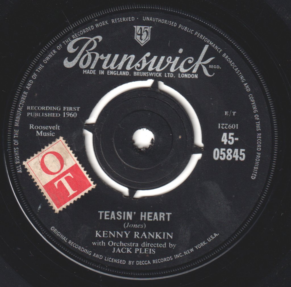 Kenny Rankin - Sure As You're Born - 7 Inch