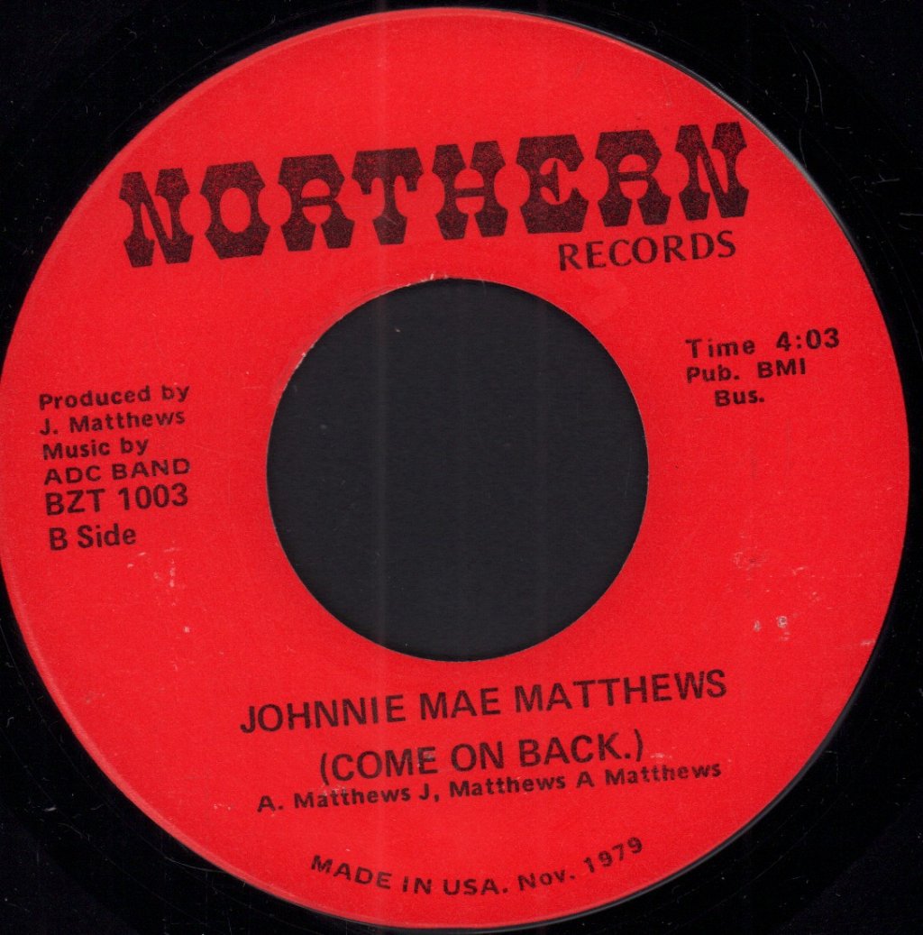 Johnnie Mae Matthews - It's Good - 7 Inch