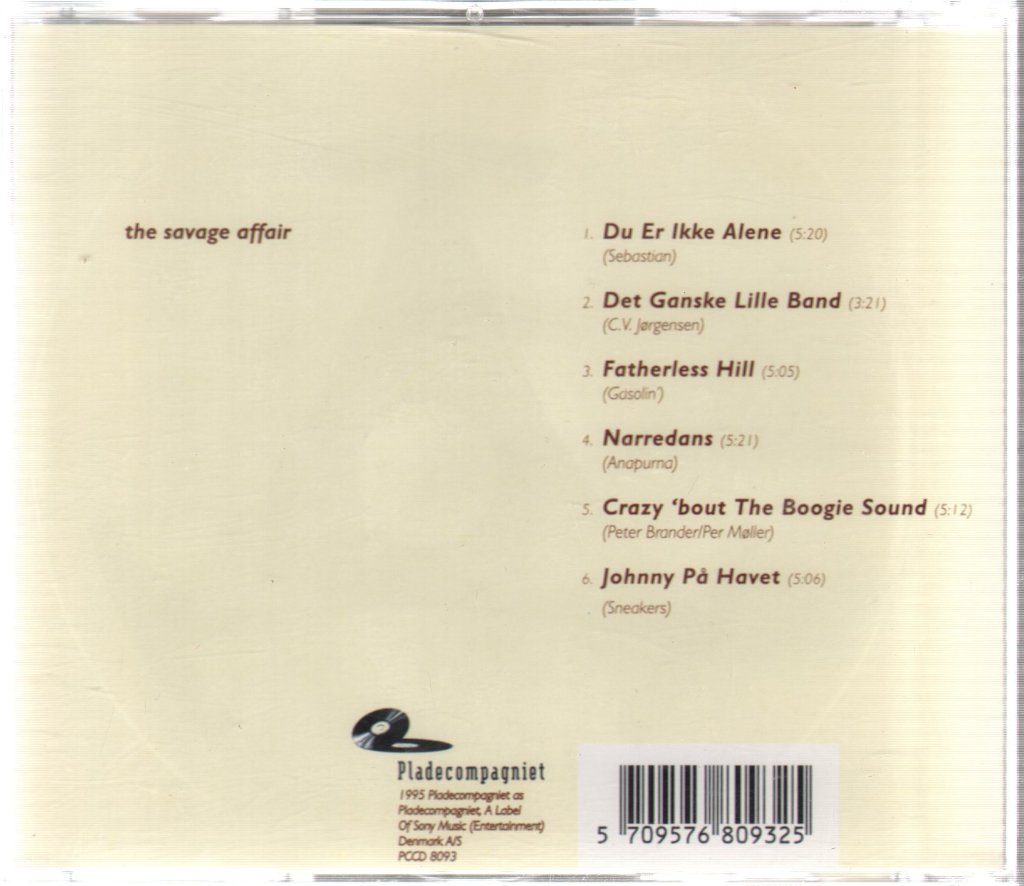 Savage Affair - 45 Rpm - Cd