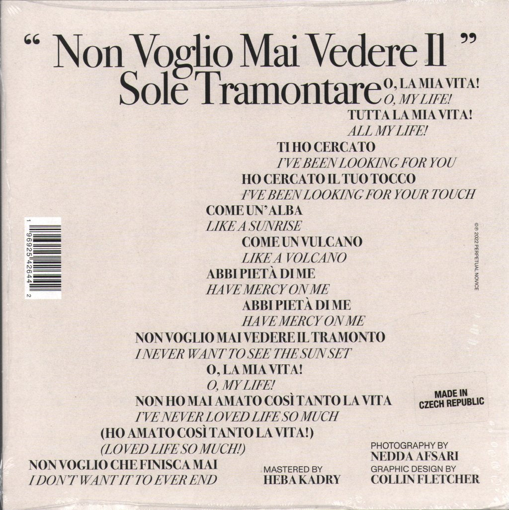 Caroline Polachek - Non Voglio Mai Vedere - 7 Inch