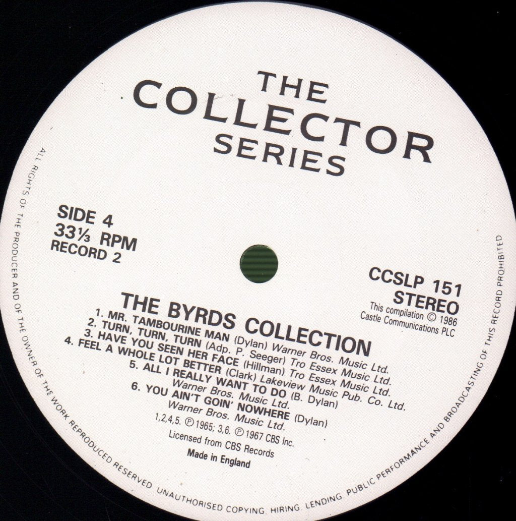 Byrds - Byrds Collection - Double Lp