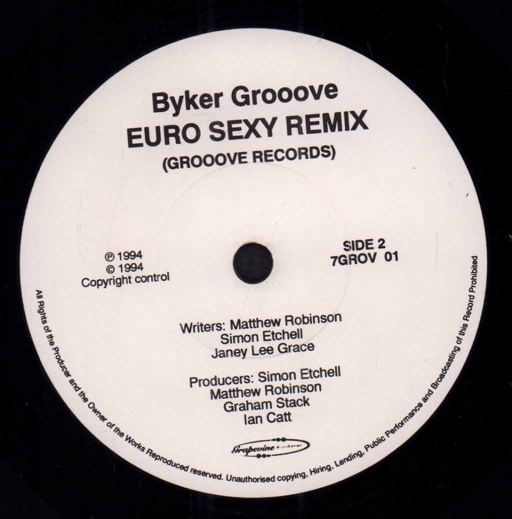 Byker Grooove - Love Your Sexy - 7 Inch