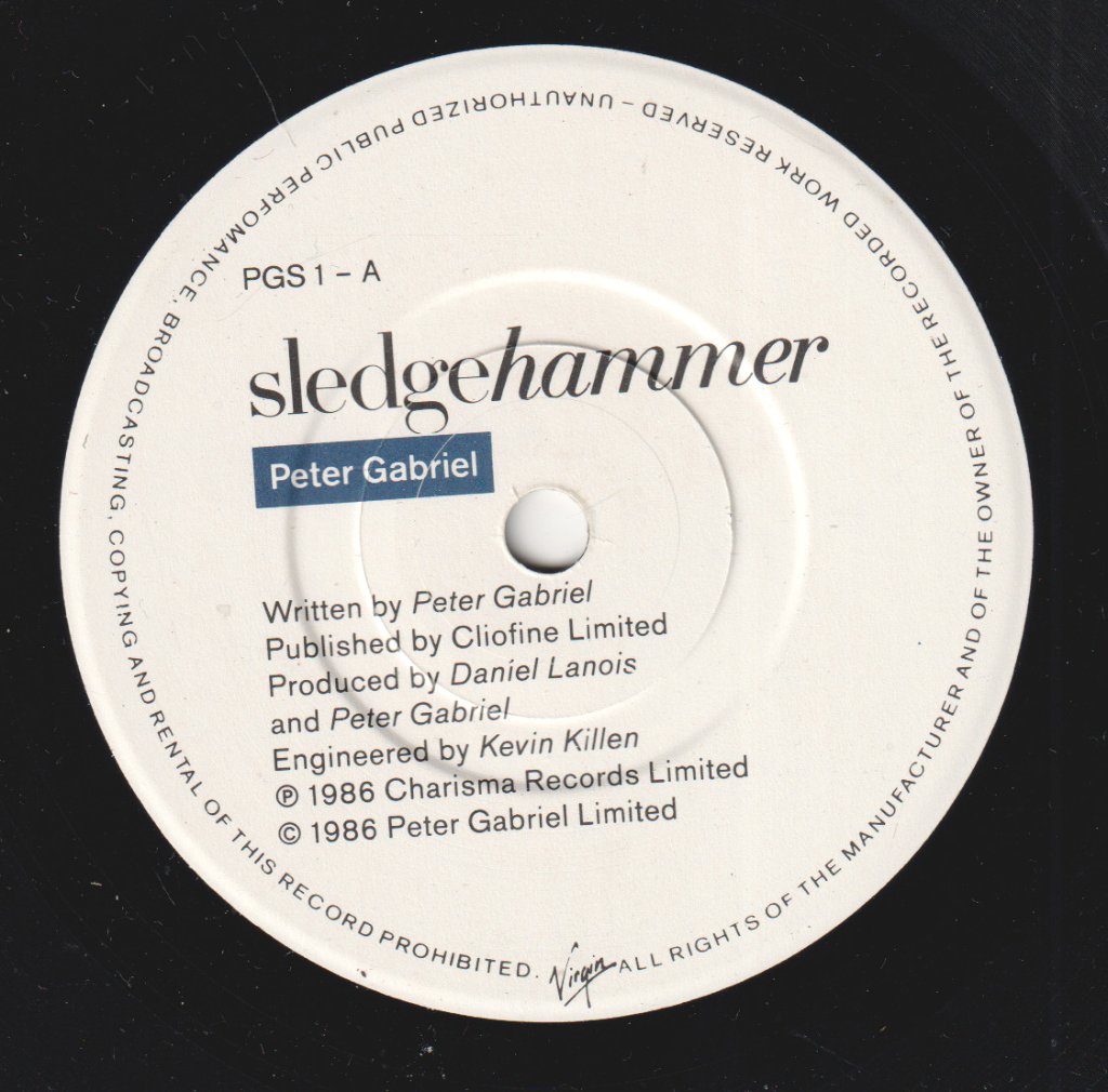 Peter Gabriel - Sledgehammer - 7 Inch