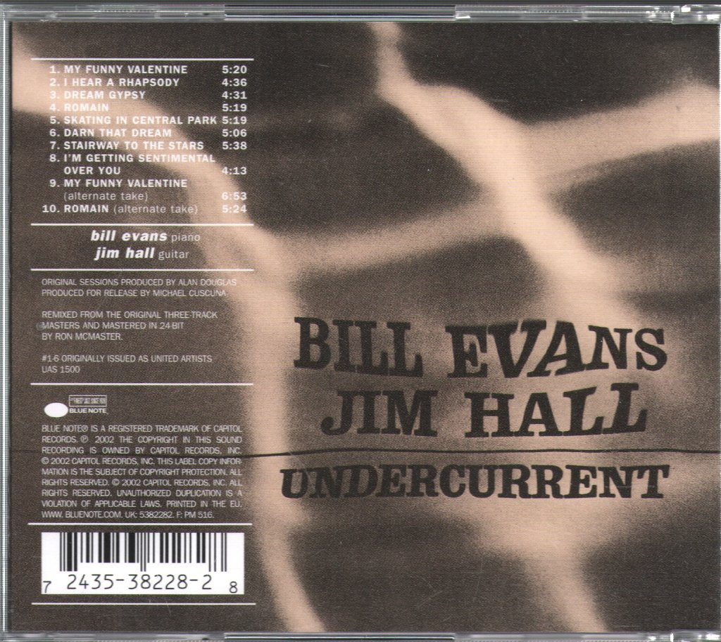 Bill Evans And Jim Hall - Undercurrent - Cd