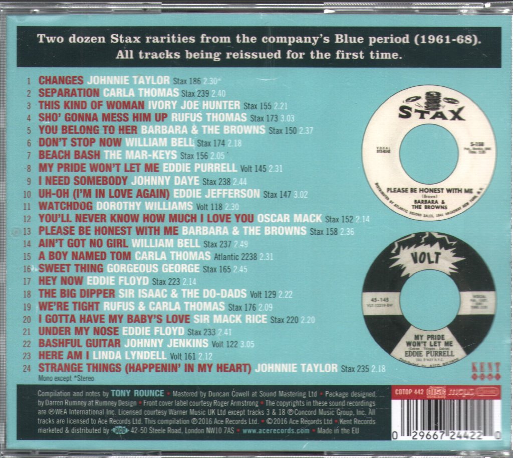 Various Artists - Other Side Of The Trax (Stax-Volt 45rpm Rarities 1964-1968) - Cd