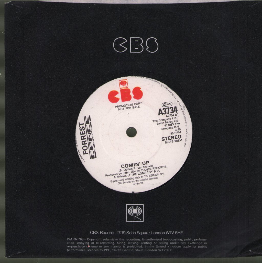 Forrest - One Lover (Don't Stop The Show) - 7 Inch