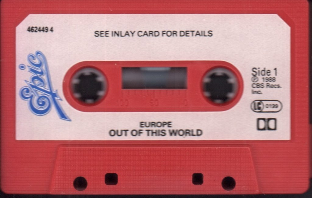 Europe - Out Of This World - Cassette
