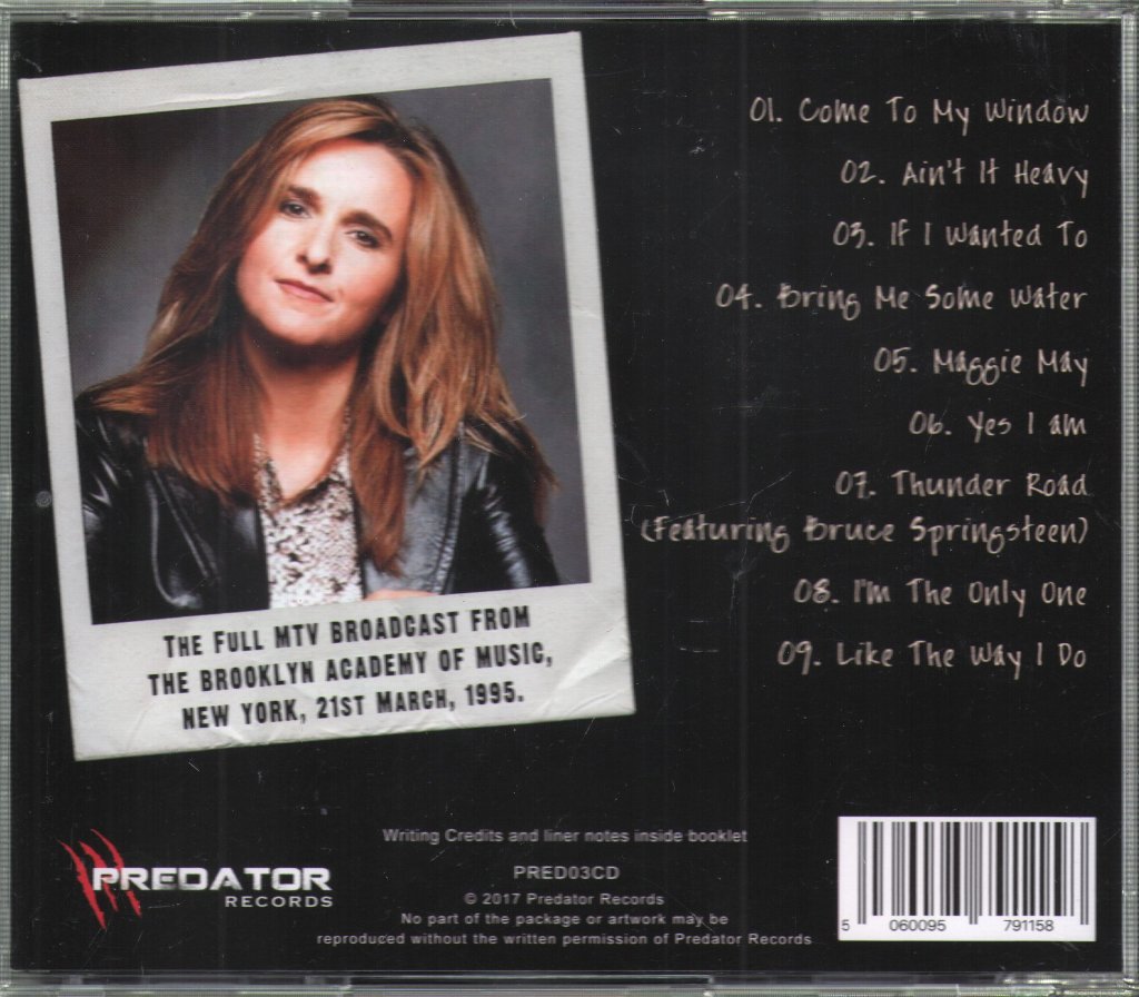 Melissa Etheridge - Unplugged - Cd