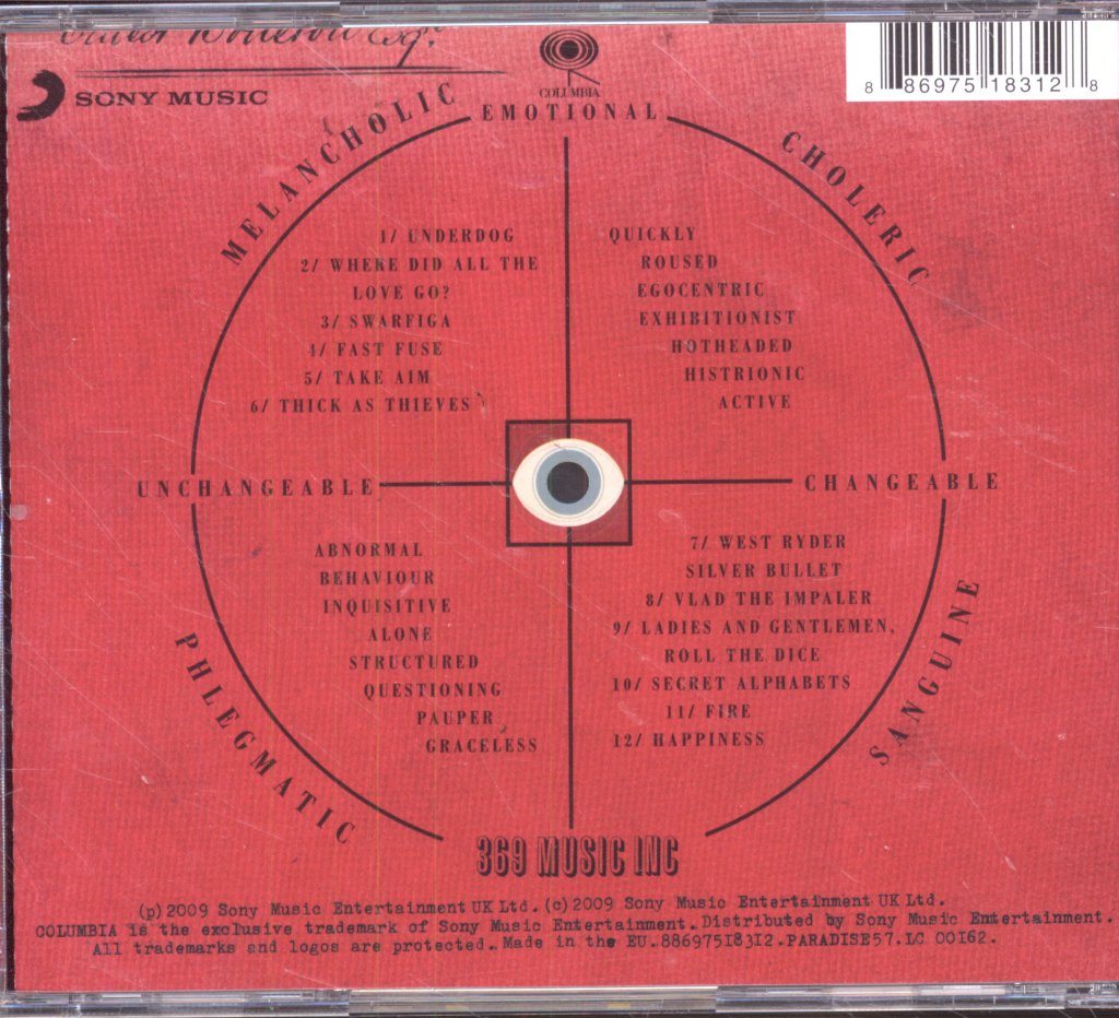 Kasabian - West Ryder Pauper Lunatic Asylum - Cd