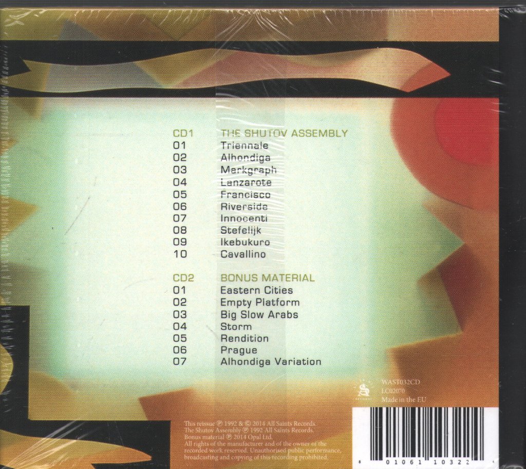 Brian Eno - Shutov Assembly - Double Cd