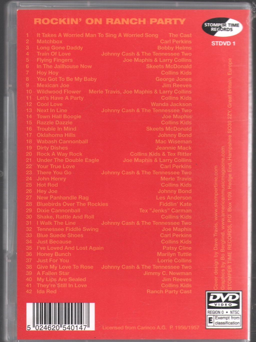 Various Artists - "Rockin' On Ranch Party" - Dvd