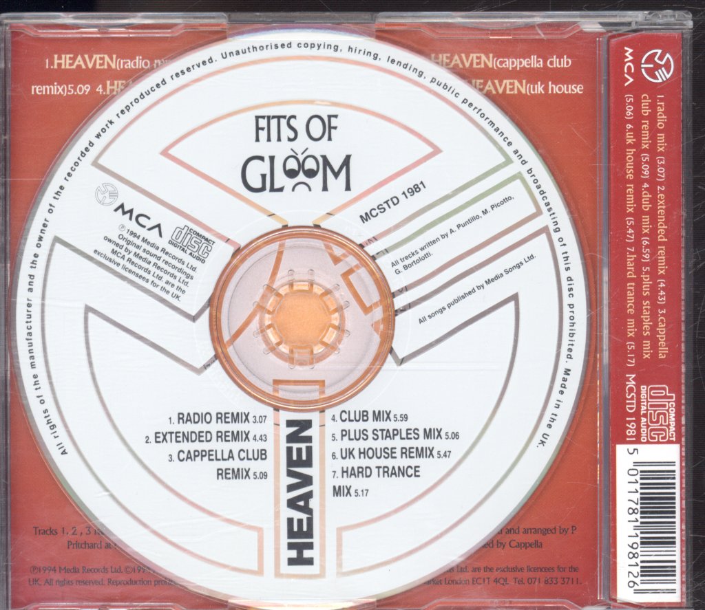 Fits Of Gloom - Heaven - Cd