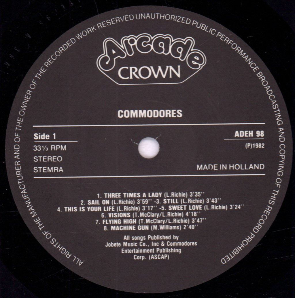 Commodores - Best Of - Lp