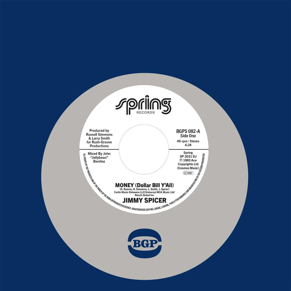 Jimmy Spicer - Dollar Bill Yall / Instrument - 7 Inch
