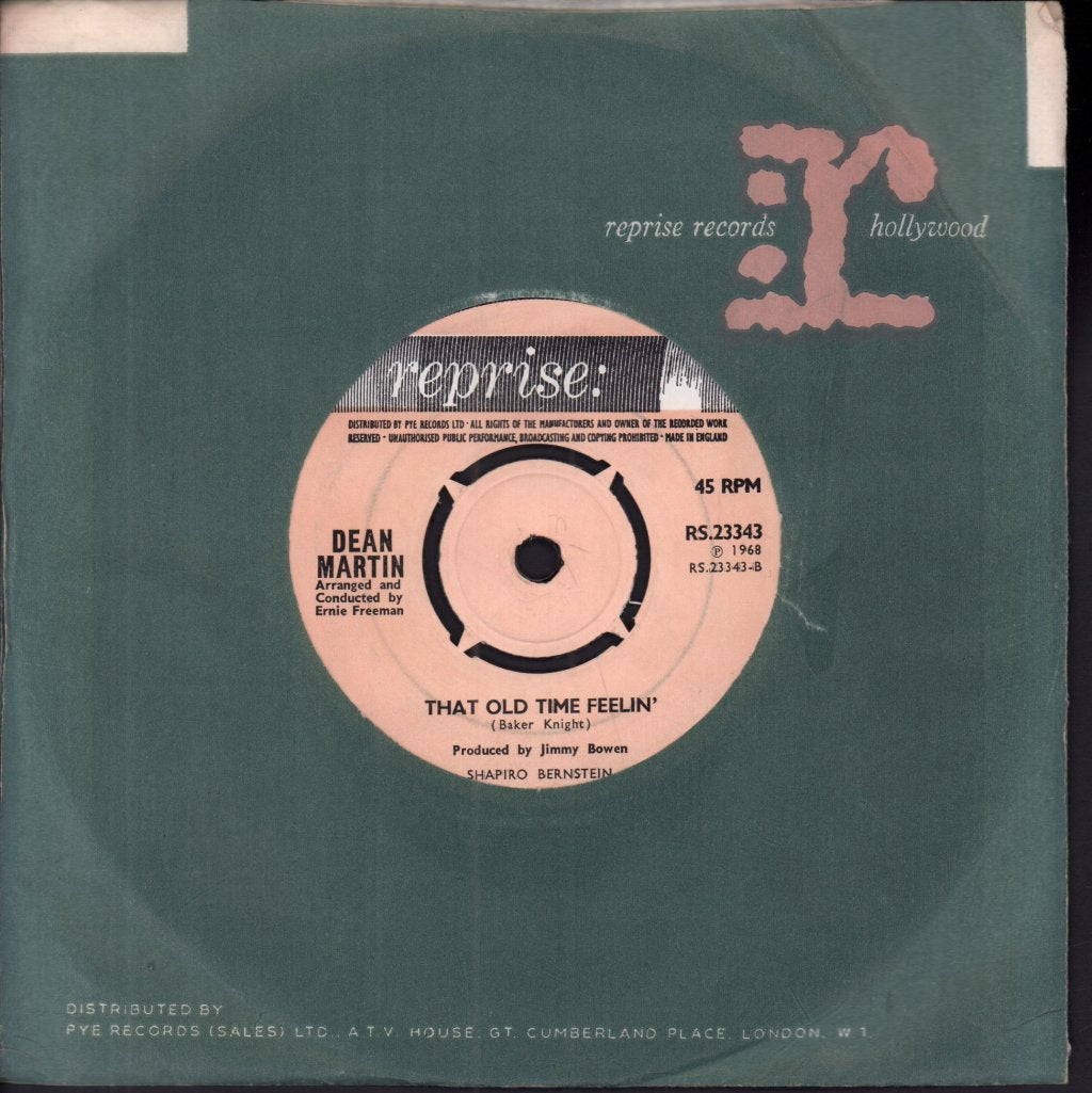 Dean Martin - Gentle On My Mind - 7 Inch