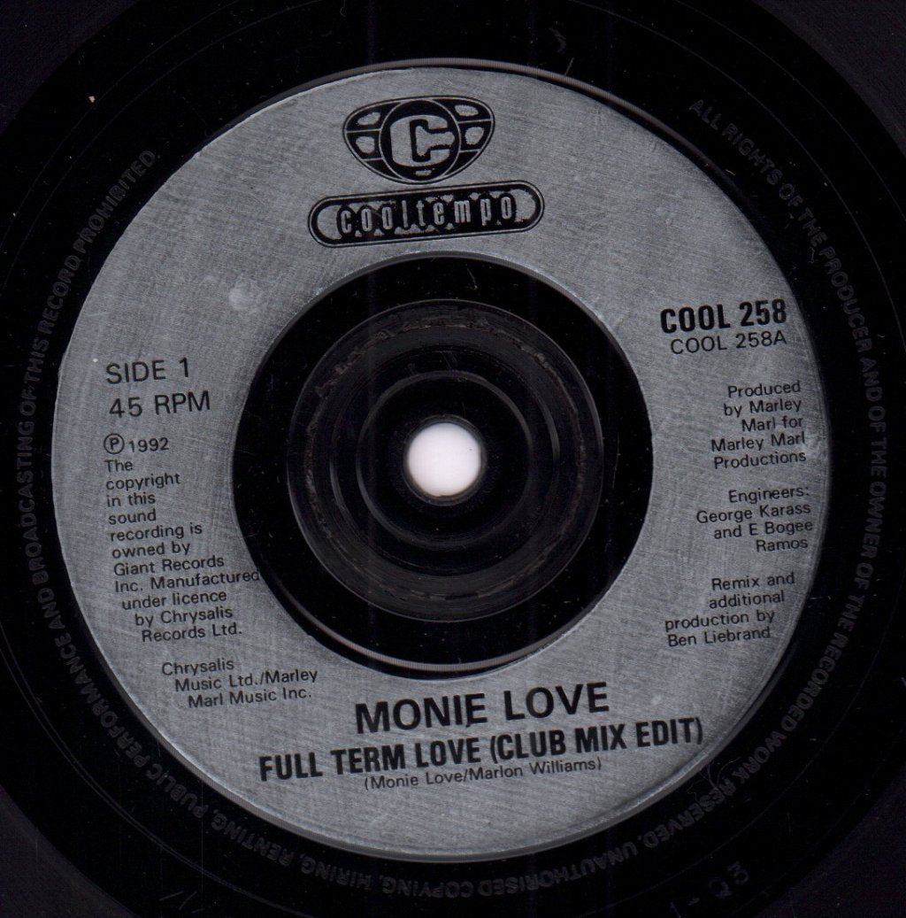 Monie Love - Full Term Love - 7 Inch