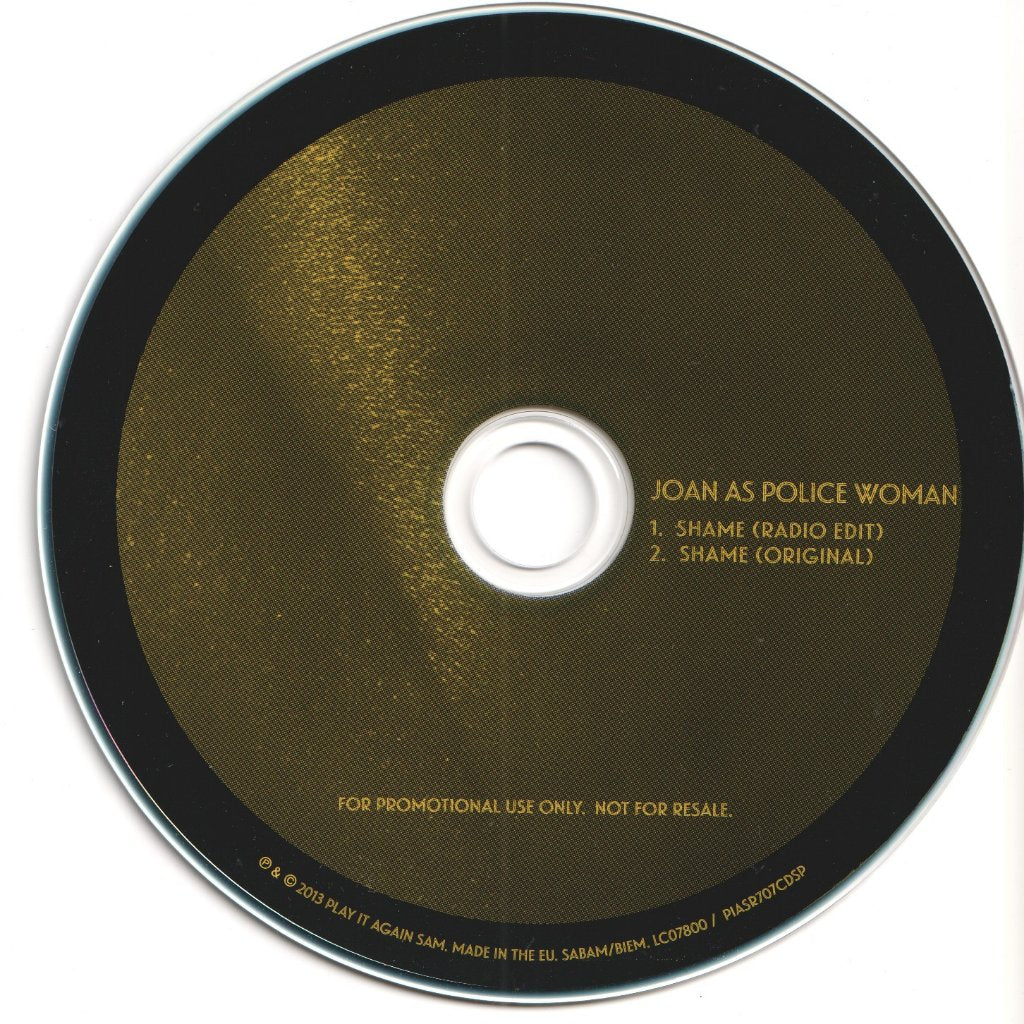 Joan As Police Woman - Shame - Cdr