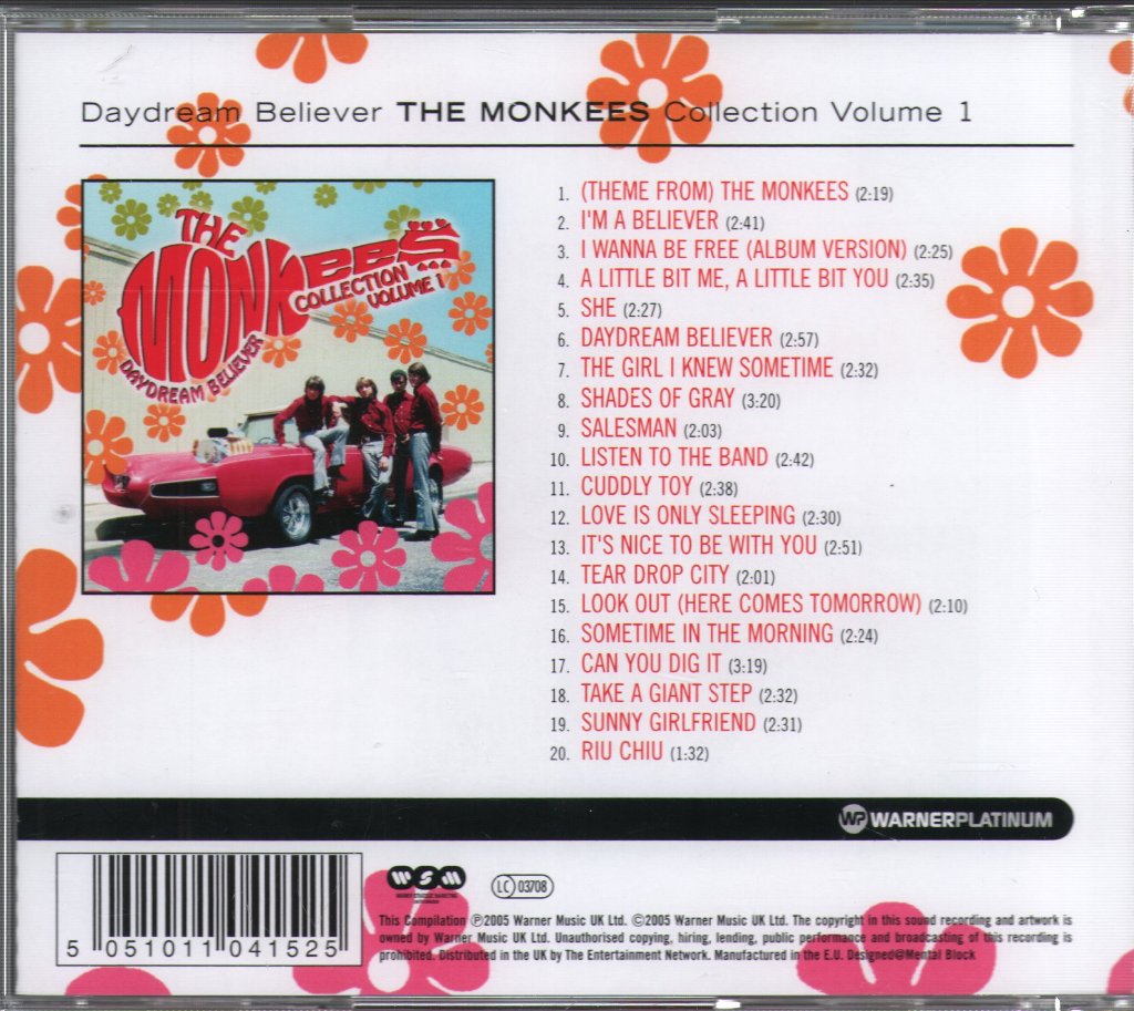 Monkees - Daydream Believer - Collection Volume 1 - Cd