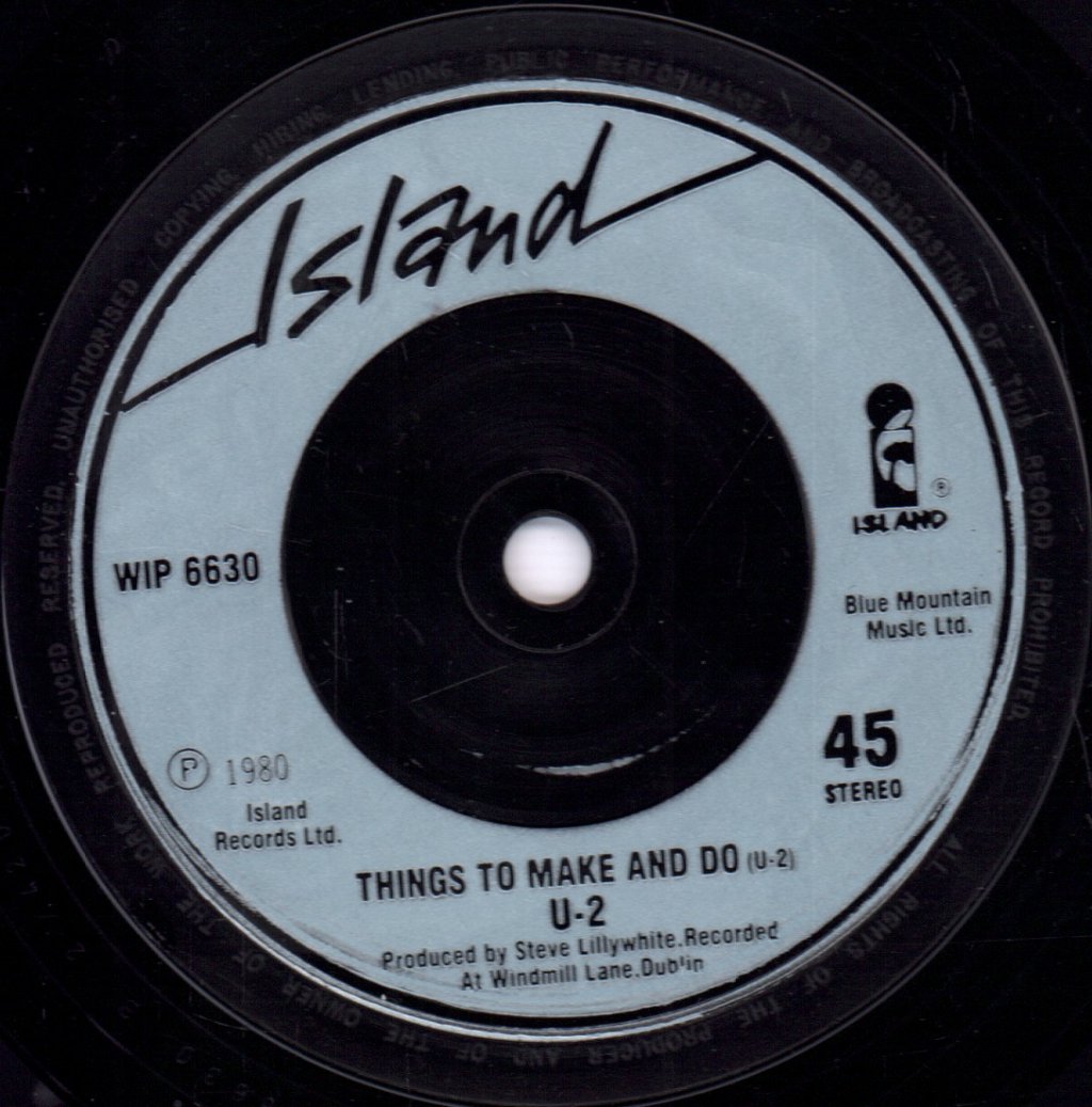 U2 - A Day Without Me - 7 Inch