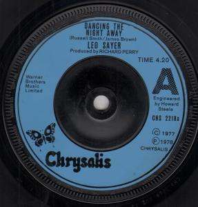 Leo Sayer - Dancing The Night Away - 7 Inch