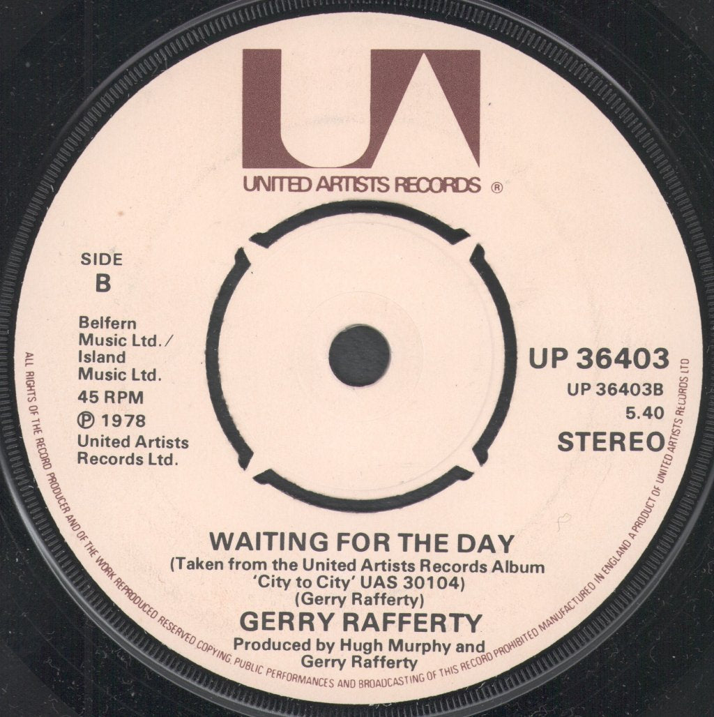 Gerry Rafferty - Whatever's Written In Your Heart - 7 Inch