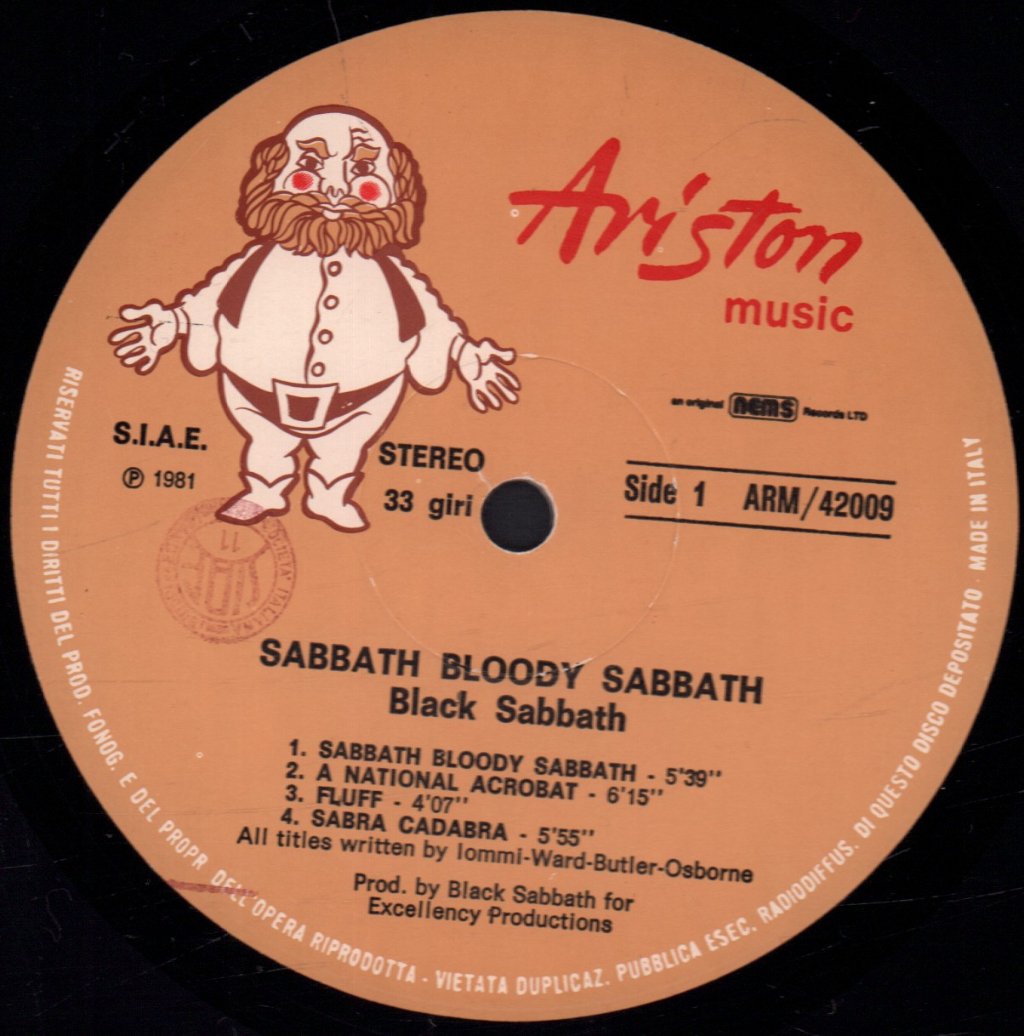 Black Sabbath - Sabbath Bloody Sabbath - Lp