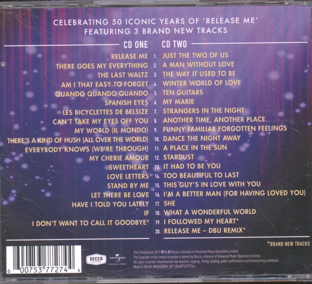 Engelbert Humperdinck - 50 - Double Cd