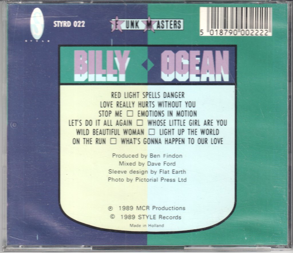 Billy Ocean - Funk Masters: Billy Ocean - Cd