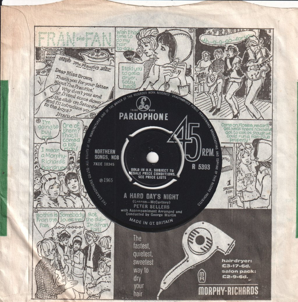 Peter Sellers - A Hard Day's Night - 7 Inch